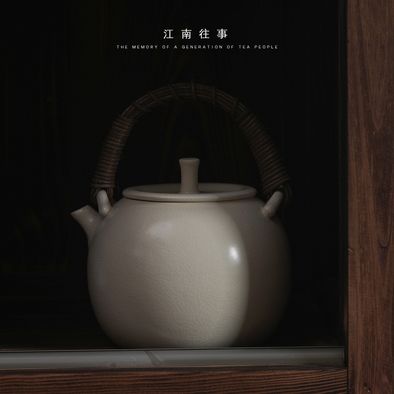 Jiangnan hand past the soda glaze girder TaoLu cooking pot pot of electricity large - sized ceramic tea set teapot household