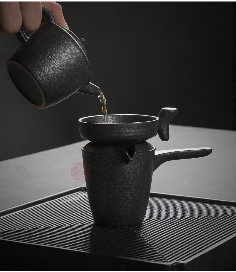 Jiangnan past household new Chinese style tea tray was dry terms cups of black tea set travel kung fu tea "bag