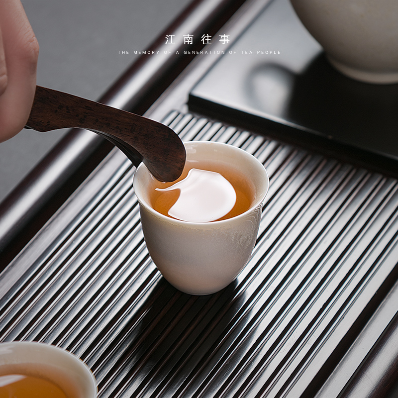 Jiangnan ebony past 6 gentleman kung fu tea tea accessories ceramics office home tea tools combination