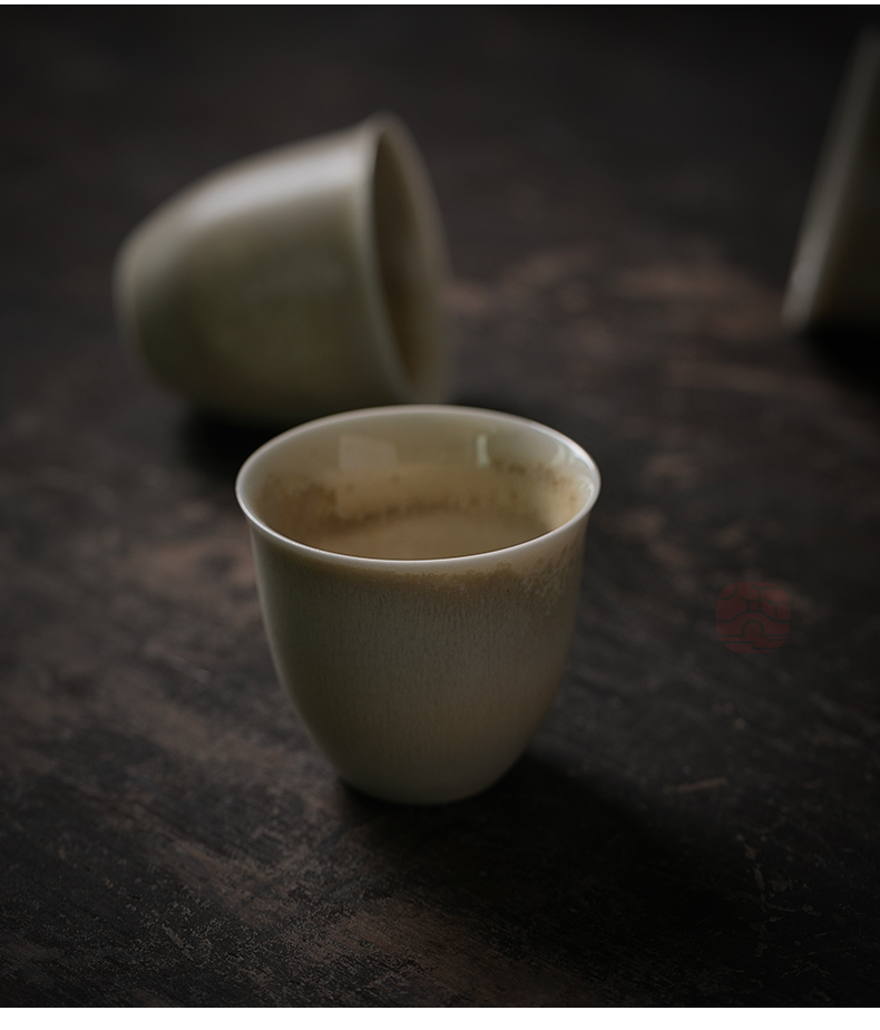 Jiangnan hand past kung fu small sample tea cup tea cups of household ceramics firewood single tea tea set single CPU