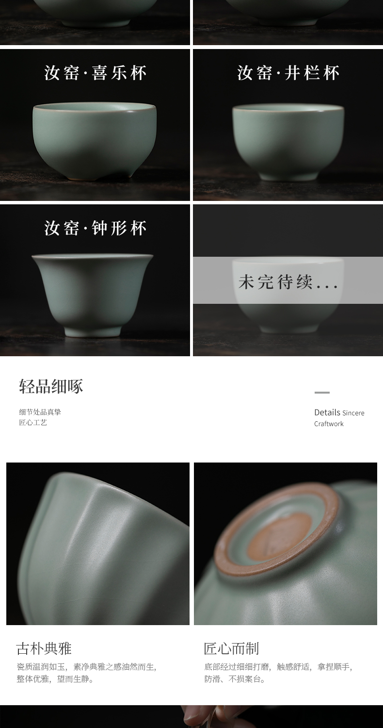 Jiangnan past your up kung fu tea sets tea pot office household contracted style open your porcelain tea cups