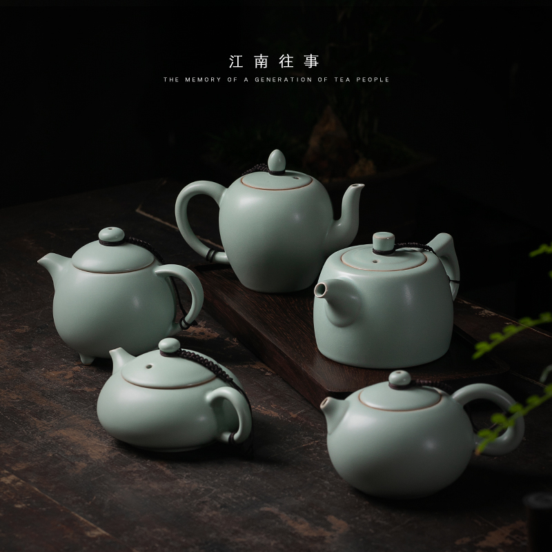 Jiangnan kung fu little teapot past your up drive home checking ceramic teapot shih black tea pot of single pot