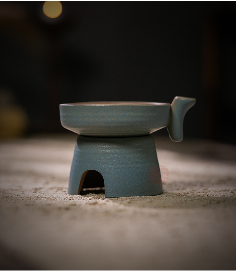 Jiangnan past kung fu tea set suit fool ceramic coarse pottery teapot household contracted a whole set of new Chinese style