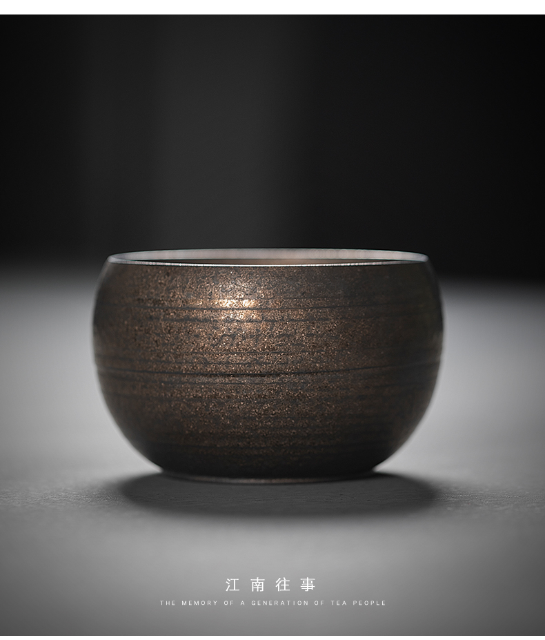 Jiangnan past iron ore washing ceramic glaze tea kung fu tea tea accessories to restore ancient ways small cup of water, after the wash