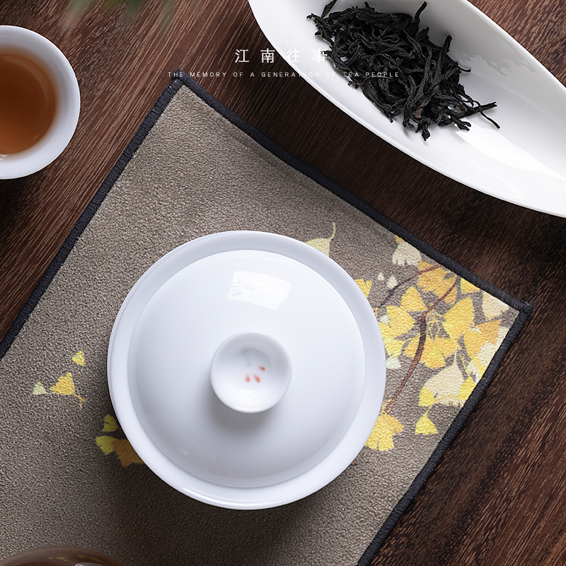 Jiangnan past double - sided velvet bibulous kung fu tea tea towels zen tea towel cloth with parts tea table cloth rags