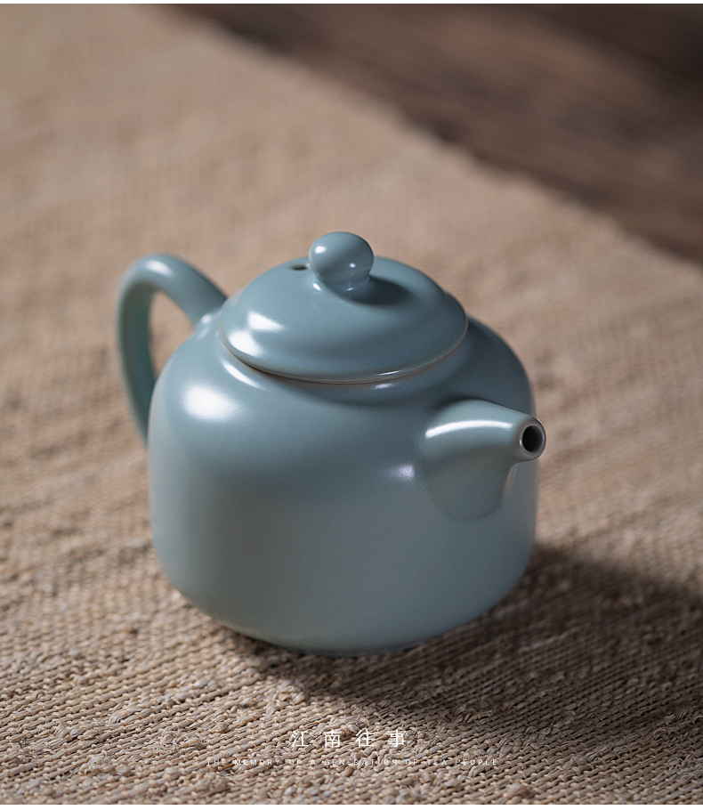 Jiangnan past your porcelain shamrock respecting virtues pot of kung fu in the teapot red ceramic tea set on your up single pot teapot