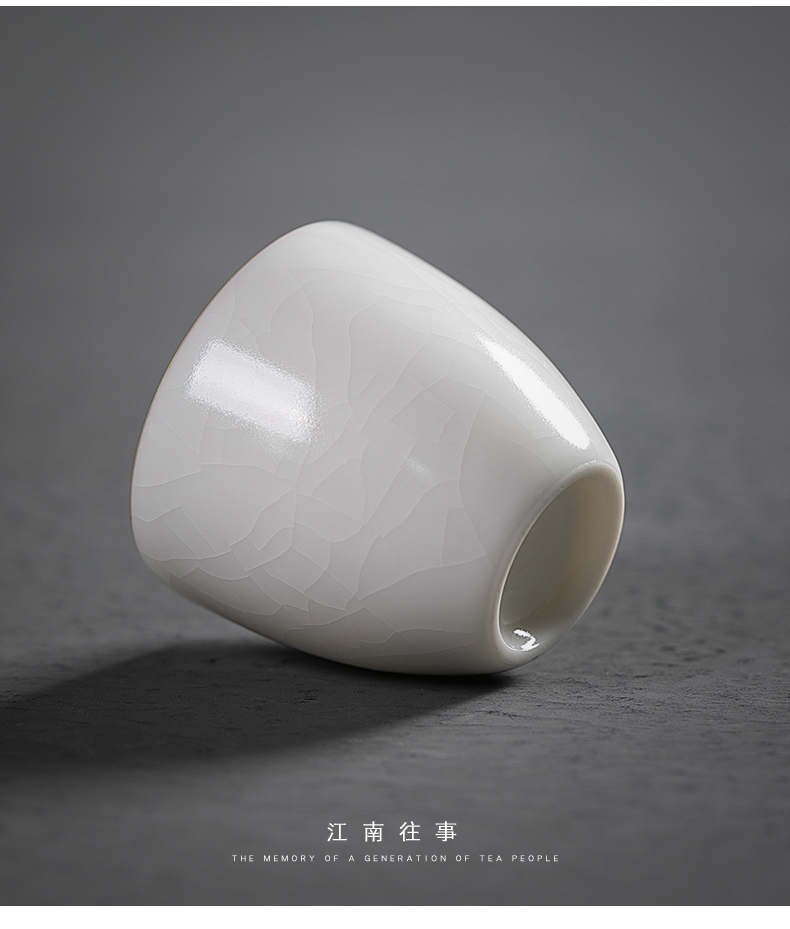 Jiangnan past kung fu tea cups a single master cup sample tea cup your up tea suet jade ceramic cups