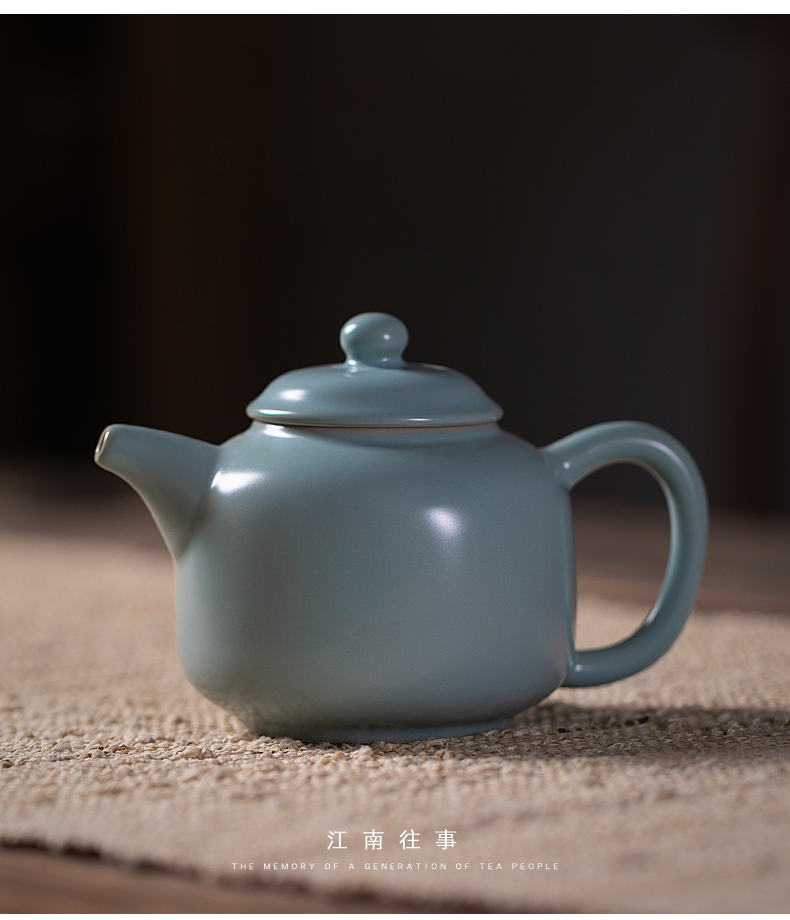 Jiangnan past your porcelain shamrock respecting virtues pot of kung fu in the teapot red ceramic tea set on your up single pot teapot