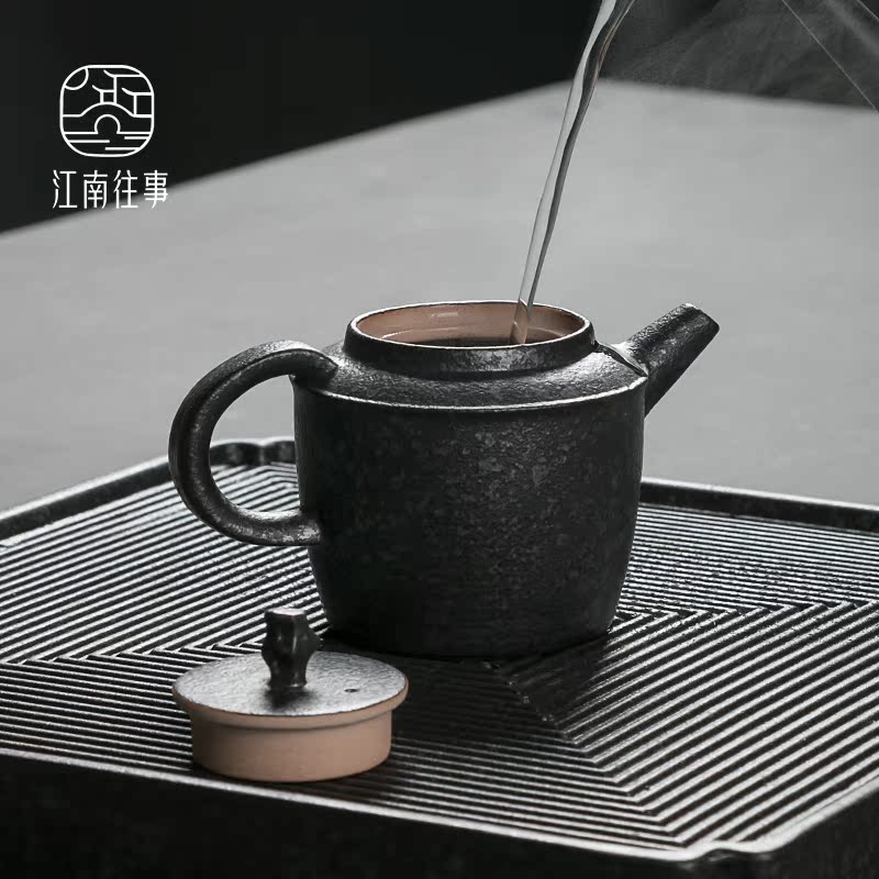 Jiangnan past household new Chinese style tea tray was dry terms cups of black tea set travel kung fu tea "bag