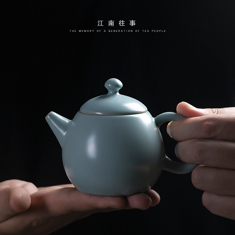 Jiangnan past shamrock pomelos ceramic pot of your porcelain kung fu tea set single pot teapot tea your up little teapot