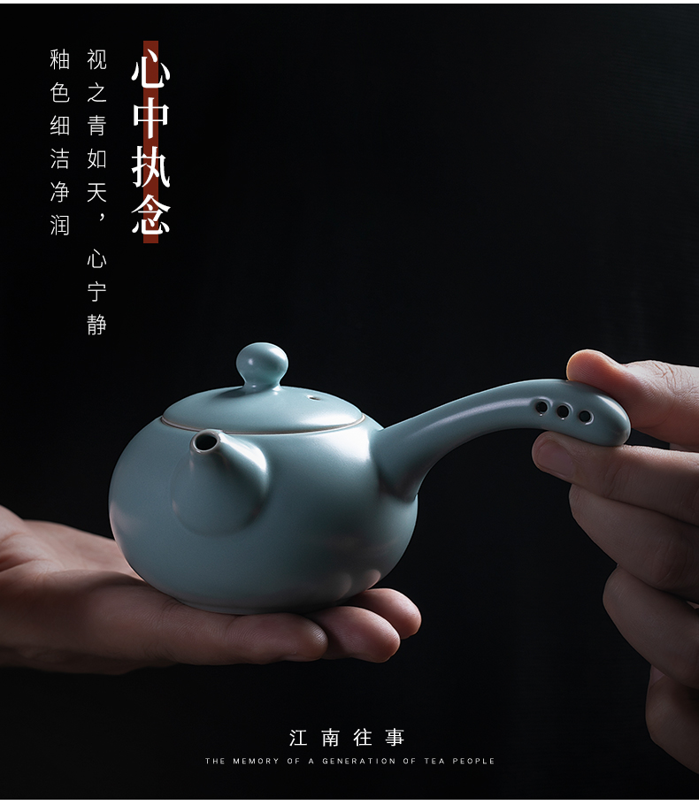 Jiangnan past shamrock and exquisite pot of your up black tea in teapot kung fu tea set your porcelain pot of small ceramic teapot