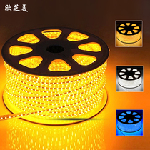 5050LED light belt Ultra-bright 60 beads LED patch waterproof soft light strip light belt ceiling living room counter light belt