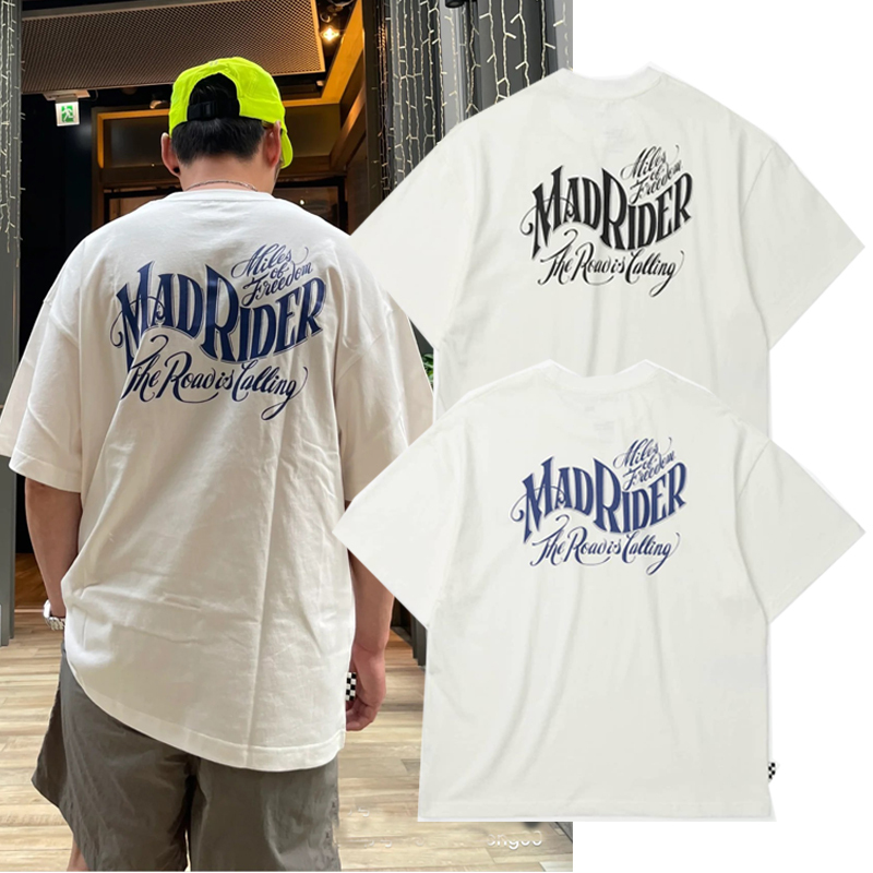 Spot Madrider Mr-04 Print Tee 11Th Anniversary Chengdu Limited Motorcycle T-Shirt Shawn Yue 25Ss