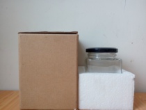 Honey glass bottle packaging carton combination express package packaging box carton set