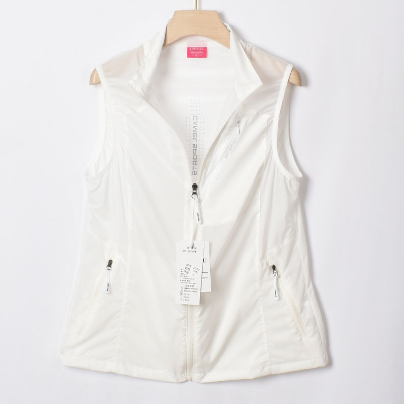 Summer New Women's Ultra-Thin Outdoor Quick-Drying Vest Breathable Sun Protection Vest Multi-Pocket Travel Vest Fashionable Vest