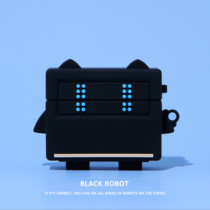 Creative robot airpods1 2 protective cover pro3 generation suitable for Apple wireless earphones silicone soft shell cartoon