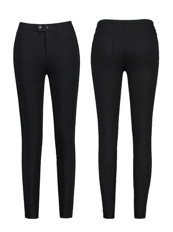 Yiyang plus quần legging nhung nữ dày 2018 mùa đông mới eo cao đã mỏng chân ấm áp ma thuật