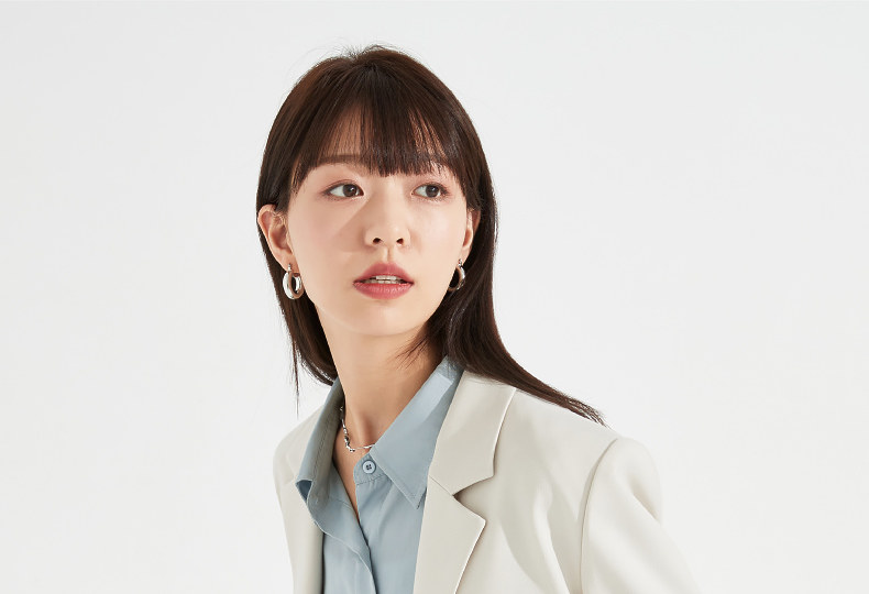 Осенняя рубашка, белая куртка, V-образный вырез, свободный крой, французский стиль 