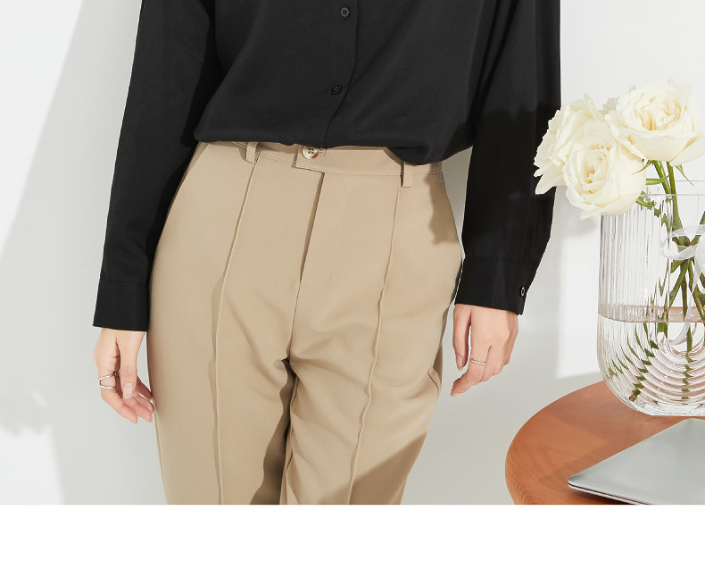 Осенняя рубашка, белая куртка, V-образный вырез, свободный крой, французский стиль 