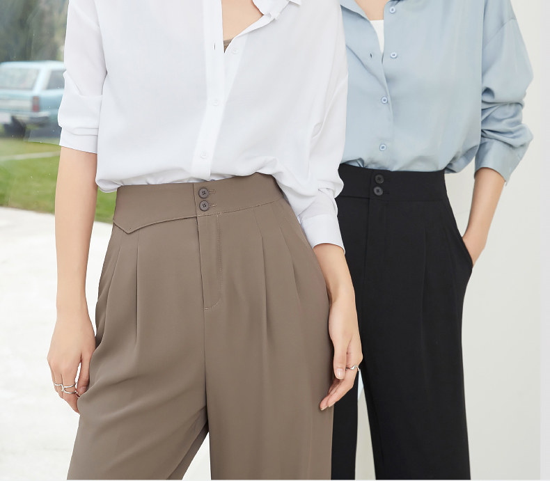 Осенняя рубашка, белая куртка, V-образный вырез, свободный крой, французский стиль 