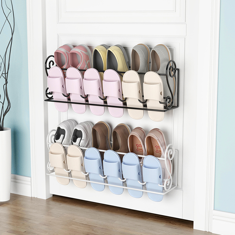 Shoe rack bathroom on the door towed easy doorway home indoor good looking containing theorist wall-mounted door free of punch