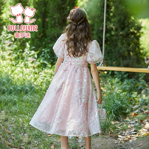 富罗迷 Элегантное вечернее платье, летний наряд маленькой принцессы, китайский стиль, в западном стиле