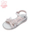 富罗迷女童凉鞋儿童鞋子夏季新款洋气轻便女孩水晶软底防滑公主鞋