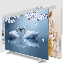 55 inch LCD TV Hood 50 60 65 75 dust cover new curved table hanging fabric