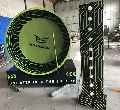 Roller generator wheel drum treadmill fitness running man live-action version of hamster cage warm-up game props