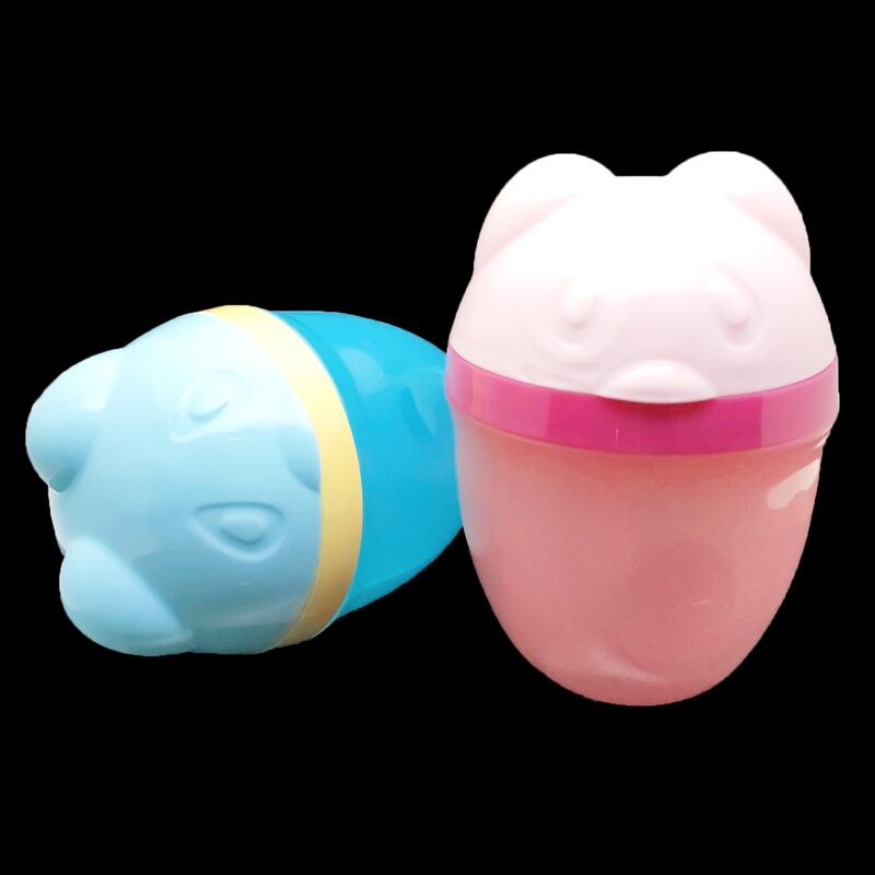 Cartoon milk powder box baby carry out large-capacity rotating three-layer milk powder box snack box