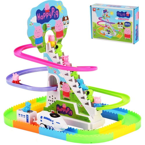 B.Duck, игрушка с рельсами, горка для мальчиков и девочек, утка