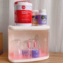 (To Xin Ma Ma) Japanese richell Likhir bottle storage box infant tableware drying rack
