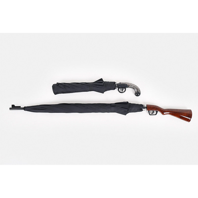 Old Korean Survival Manufacturer New Fashion Rifle Atlantic Umbrella Gun Umbrella Windproof Rain Protection Automatic Creative Rifle Umbrella