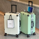 Вместительный и большой универсальный прочный чемодан подходит для мужчин и женщин на колесиках, 28 дюймов, 24 дюймов