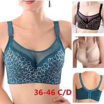 Womens Plus Size Full Coverage Bras Push Up Lace Brassieres