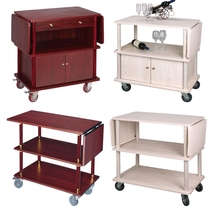 Hotel Cook Dining Car Mobile Abalone Car Foldable Flow Multifunction Single Head Card Stove Dining Car Coffee Cooked Car