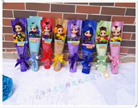 Кукла на день учителя с маленькими цветами