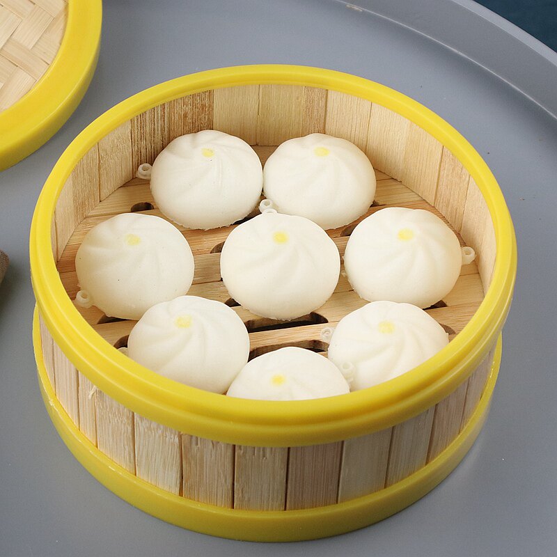 Simulation Food Model Buns Steamed Buns Snack Pendant Toddlers Dress Home Wine Shop Window Decoration Furnishing Props