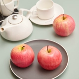 Реквизит с имитацией фруктов, игрушки для малышей Apple, украшения из фруктов и овощей, модель дома, украшение для окна, мебель на складе