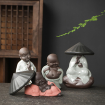 Ceramic Creative Tea Pet Tea Leak Tea Porcelain Mesh All-Porcelain Integrated Tea Filter Kung Fu Tea Accessories Tea Filter