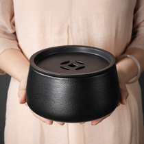 Tea wash tea slag tank extra-large Japanese Zen household kung fu tea set accessories tea Basin built water tea water pyege pen wash