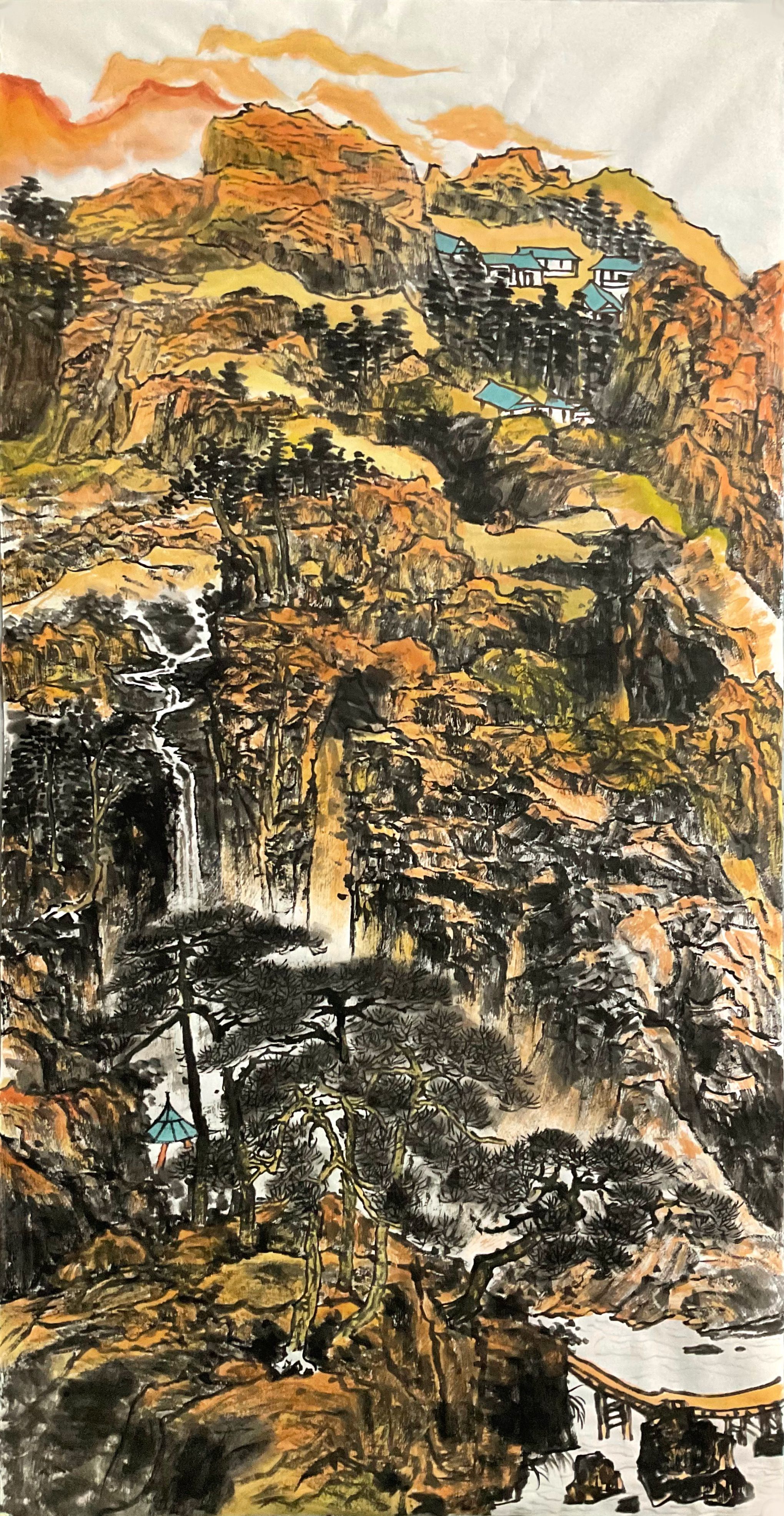The Brook's autumn colors (four feet of fortitude) - Taobao
