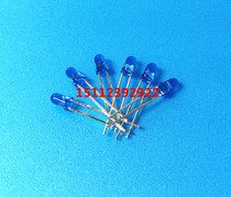 F3 3MM blue hair blue high brightness luminotron LED LBD short footed 1000 lights only