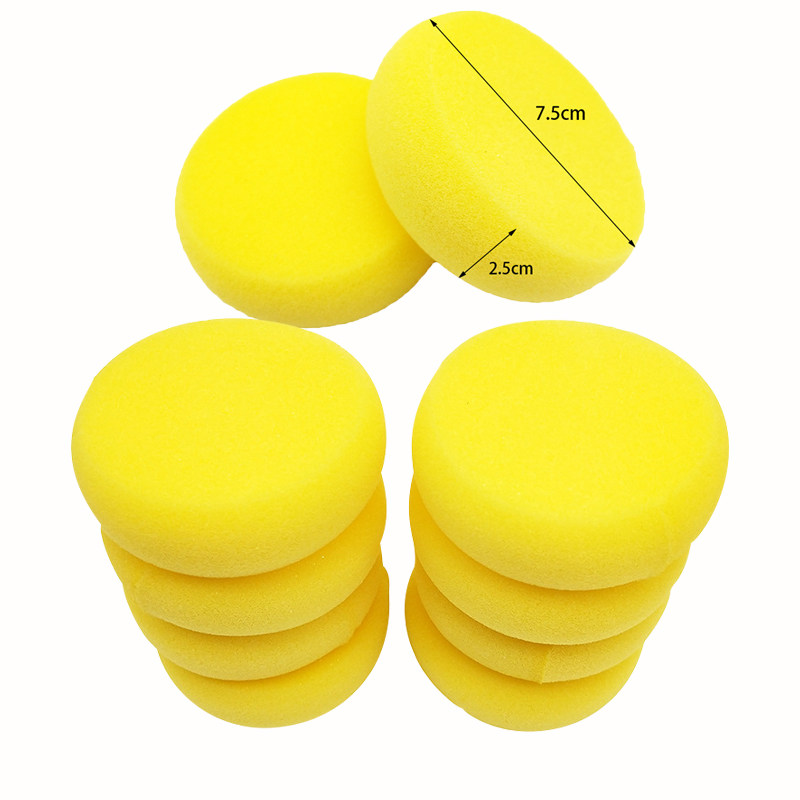 Children's painting round cake sponge painting brush diy hand-tapping seal painting kindergarten art graffiti tool