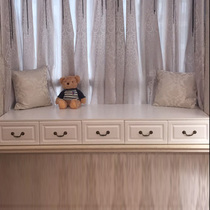 Multi-layer solid wood chest of drawers Bay window cabinets Balcony cabinets Windowsill cabinets Low cabinets Floor cabinets Lockers Tatami custom