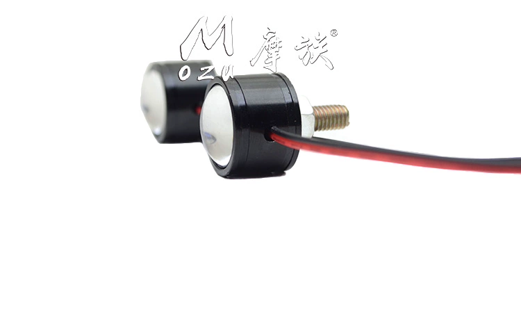 Xe máy sửa đổi ánh sáng nhấp nháy led lantern pin xe trang trí đèn xe điện phanh ánh sáng tail light driving bulb