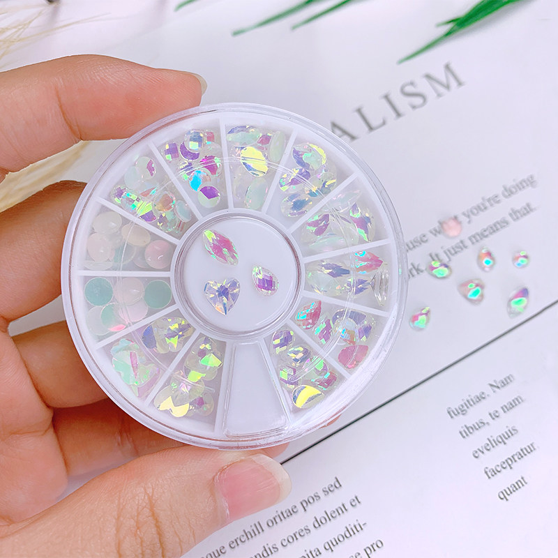 Net red laser eye makeup rhinestone paste lolita manicure sequins makeup stage music festival face decoration eye makeup patch
