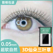 Three Leafy Grass Grafting Eyelash Ultra Soft 0 05 05 Soft Mao Y Type Yy Eyelash Not Scattered Roots Fine mink Maescara Special