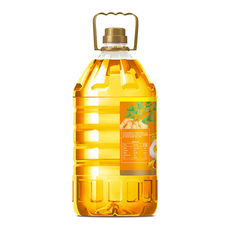 Fulinmen Jinqueyao Rich Fragrance Pressed Grade 1 Peanut Oil 6.38L Edible Oil Selected Peanuts Sealed Pressing