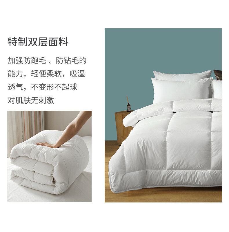 20年老品牌 埃迪蒙托 双人复合羊毛被 2*2.3m 重7斤 图5